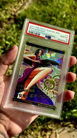 PSA 10 Boa Hancock Wafer Card No.15 Counterattack Signal One Piece 2021 JP - Image 1