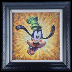 Framed, Fine Art, 18" x 18", Goofy Portrait "DDC Goofy" Artist Greg McCullough - Image 5