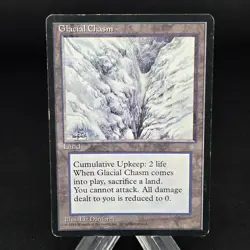 Glacial Chasm Ice Age MTG Magic The Gathering MP/HP - Image 1