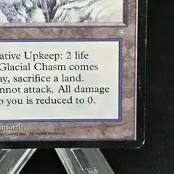 Glacial Chasm Ice Age MTG Magic The Gathering MP/HP - Image 3