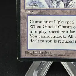 Glacial Chasm Ice Age MTG Magic The Gathering MP/HP - Image 4