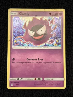 Gastly 7/12 McDonald's | 2019 Promo Holo Pokemon TCG - HP - Image 1