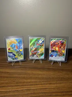 Pokemon First Partner Illustration Collection Series 1 Kanto Gen 1 Starters Set - Image 1