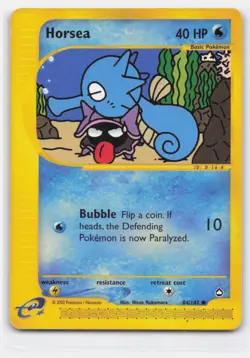 HORSEA 84 COMMON AQUAPOLIS POKEMON - Image 1
