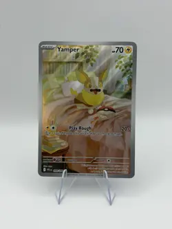 Pokemon TCG Yamper 099/094 Phantasmal Flames Full Art Holo Rare Near Mint - Image 1