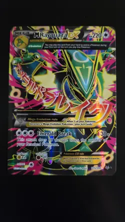 M Rayquaza EX 105/108 Full Art XY Roaring Skies Pokemon TCG NM/M - Image 1