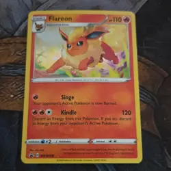 Pokemon Flareon Promo Holo SWSH041 Sword & Shield Stage 1 110 HP EN Card - Image 1