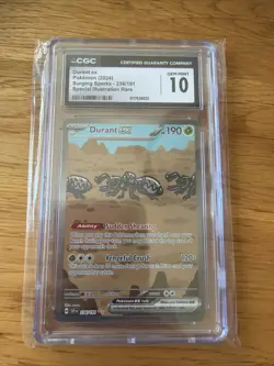 2024 Pokemon Surging Sparks Durant Ex Special Illustration Rare #236 CGC 10 - Image 1