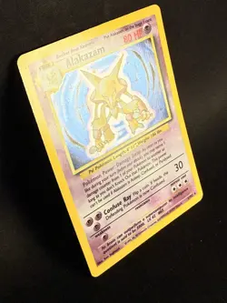 Pokemon Alakazam 1/102 Holo Rare Base Set 1999 80 HP Card Wizards of the Coast - Image 2