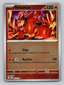 Reverse Holo Volcanion 025/132 Uncommon Mega Evolution Pokemon - Image 1