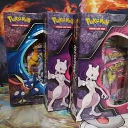 Pokemon Vunion Special Collection Boxes Greninja and Mewtwo X2 - Image 1