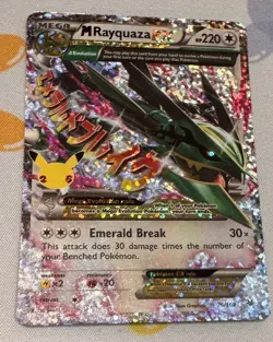 M Rayquaza EX 76/108 Classic Collection Holo Celebrations Pokemon NM - Image 1