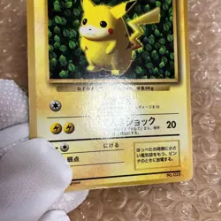 Pokemon Ivy Pikachu CoroCoro Promo Glossy Ken Sugimori Error Japanese LP - Image 3
