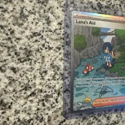 Lana’s Aid 219/167 SAR Full Art Trainer Twilight Masquerade Pokemon Card NM - Image 2