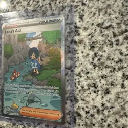 Lana’s Aid 219/167 SAR Full Art Trainer Twilight Masquerade Pokemon Card NM - Image 3
