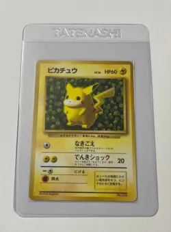 Pokemon Ivy Pikachu CoroCoro Promo Glossy Ken Sugimori Error Japanese LP - Image 2