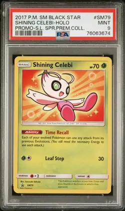Shining Celebi Holo SM79/73 Legends Super Premium Collection Pokemon PSA 9 MINT - Image 1