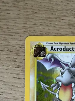 Aerodactyl 1/62 | Fossil Set | Holo Rare | Pokemon TCG Card WOTC 1999 - Image 3