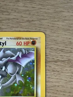 Aerodactyl 1/62 | Fossil Set | Holo Rare | Pokemon TCG Card WOTC 1999 - Image 4