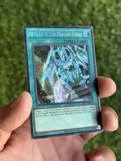 *** RETURN OF THE DRAGON LORDS *** SECRET RARE LCKC-EN074 NM YUGIOH! - Image 2