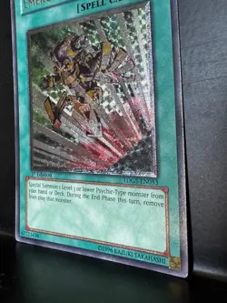 Yu-Gi-Oh! YuGiOh Emergency Teleport TDGS-EN053 Ultimate Rare 1st Ed LP - Image 4