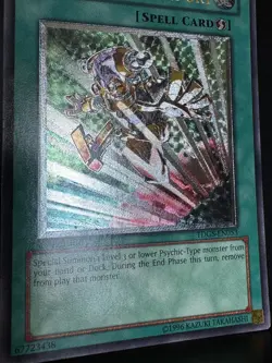 Yu-Gi-Oh! YuGiOh Emergency Teleport TDGS-EN053 Ultimate Rare 1st Ed LP - Image 5