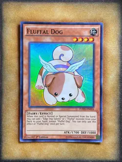 Yugioh Fluffal Dog FUEN-EN016 Super Rare 1st Ed NM - Image 1