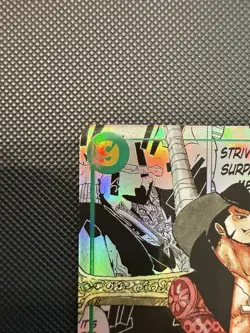 One Piece Dracule Mihawk OP14-119 Manga Alternate Art NM The Azure Sea’s Seven - Image 2