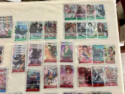 One Piece TCG Japanese Super Rare SR Lot of 124 Cards OP01-OP13 M-NM (US Seller) - Image 4