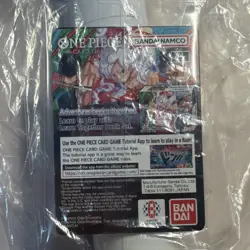 One Piece Monkey.D.Luffy Leader Promo Holo Card P-059E US Voyage + Poster - Image 2