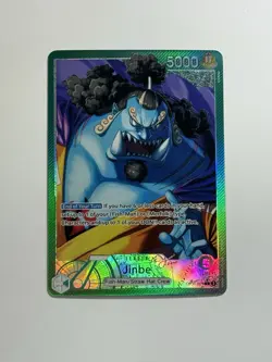 One Piece TCG Jinbe OP11-021 Alt Art Leader A Fist Of Divine Speed English Mint+ - Image 1