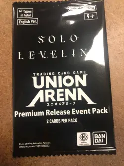 Union Arena TCG Solo Leveling Premium Release Event Pack SEALED - Image 1