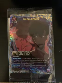 Sung Jinwoo Alt Art Winner Foil UEPR/SLG-1-019 NM - Union Arena Solo Leveling - Image 1