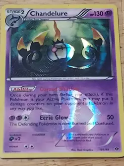 Chandelure (Secret) 101/99 Next Destinies Holo (Read Description) - Image 1