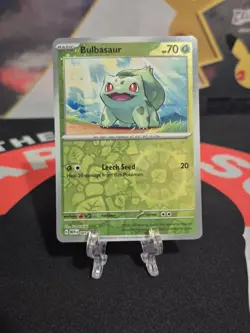 Bulbasaure 001/165 Costco Promo 151 - Cosmos Reverse Holo - Pokemon TCG - Image 1