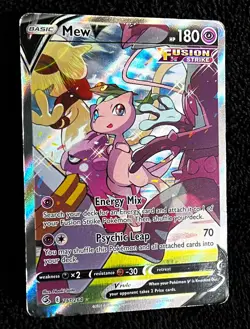 2021 MEW V • 251/264 • FUSION STRIKE - FULL ART • POKEMON SWORD & SHIELD - Image 4