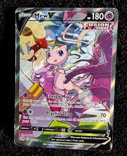 2021 MEW V • 251/264 • FUSION STRIKE - FULL ART • POKEMON SWORD & SHIELD - Image 5