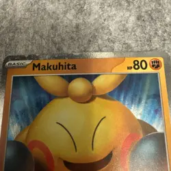 Makuhita 68 Black Star Promo - Pokemon TCG Perfect Order LP edge Wear - Image 2