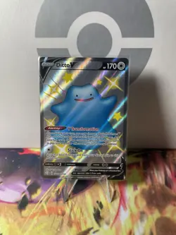 DITTO V SV118/SV122 HOLO V RARE SHINING FATES SHINY VAULT POKEMON NM - Image 1
