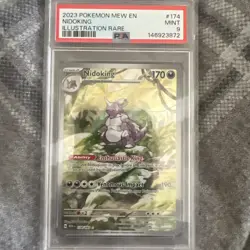 Nidoking 2023 Pokemon TCG Scarlet & Violet 151 IR #174/165 - Image 1