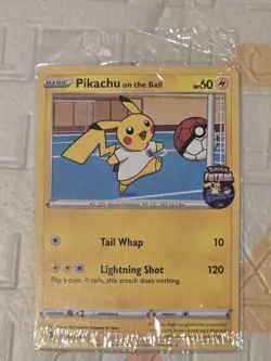 Pikachu On The Ball #1 Pokemon Promo Sealed Pokemon - Image 1