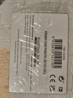 Pikachu On The Ball #1 Pokemon Promo Sealed Pokemon - Image 2