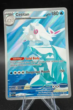 Cetitan 201/191 Illustration Rare Surging Sparks SSP Pokemon TCG Near Mint NM ++ - Image 1