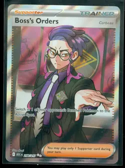 Pokemon BOSS'S ORDERS 256/217 - Ascended Heroes - RARE FULL ART - MINT - Image 1