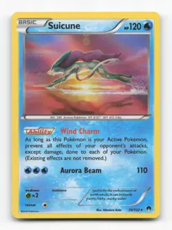 Pokemon TCG - Suicune 30/122 Near Mint Holo Rare BREAKpoint - Image 1