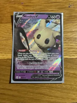 Mimikyu V 062/163 Full Art Holo Rare Pokemon TCG Rare Battle Styles NM - Image 1
