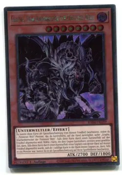 Yu-Gi-Oh! Grapha Drachenherrscher der Finsteren WElt Platinum Secret Rare RA04 - Image 1