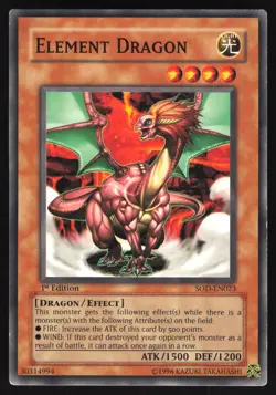 Element Dragon - SOD-EN023 - Common - 1st Edition - Yugioh - Image 1