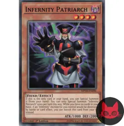 Yugioh Infernity Patriarch MP18-EN096 Common 1st Edition NM - Image 1