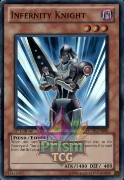 1st ed Infernity Knight super rare PHSW-EN099 Yugioh - Image 1
